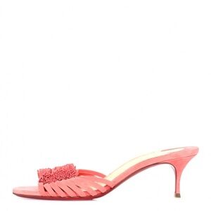 Christian Louboutin Belbrossa Pompom Sandals Women’s Size EU 38/US 8